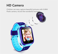 Reloj Inteligente Q12 para Niños con Tarjeta SIM, Resistente al Agua IP67, Cámara SOS, Rastreador GPS para Niños, Responde Llamadas