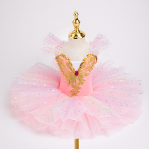 HIPPO KIDS Tutu de ballet professionnel Lago des cygnes blanc pour enfant, costumes de danse de fête pour ballerine, robe tutu de ballet, <span class=keywords><strong>5</strong></span> couleurs - Product Image 1