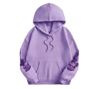 Sudadera con Capucha para Hombre, de Alta Calidad, Lavado Ácido, Ecológica, con Cremallera, Oversize, de Gran Gramaje, Antiencogimiento y Antipilling, Sin Cordones - Product Image 3