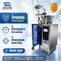 Machine d'emballage entièrement automatique à trois soudures latérales, pneumatique, en acier inoxydable, de qualité alimentaire, pour graines de citrouille, cacahuètes et granulés, avec comptage précis