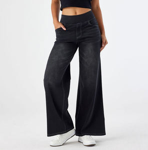 Ecowalson pantaloni larghi <span class=keywords><strong>Jeans</strong></span> <span class=keywords><strong>neri</strong></span> retrò per donna Chic Y2K a <span class=keywords><strong>vita</strong></span> <span class=keywords><strong>bassa</strong></span> pantaloni <span class=keywords><strong>Jeans</strong></span> larghi uomo a botte <span class=keywords><strong>Jeans</strong></span> Streetwear - Product Image 1