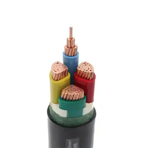 Buen precio 120 sq mm 240 sQ mm 4 Core XLPE cable de alimentación eléctrica aislado para la venta