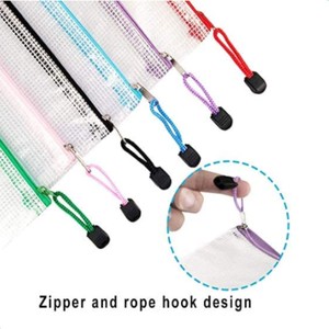 Hot Sale Cash Envelopes 5PCS Document <strong>Folder</strong> A4 <strong>File</strong> Zipper Bags Plastic Wallet <strong>Folder</strong> <strong>Zip</strong> <strong>Lock</strong> Bags Certificate <strong>Holder</strong> - Product Image 3