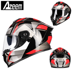 Cascos Integrales de Motocicleta para Hombre y Mujer, Aprobados por DOT, Cierre de Liberación Rápida, Seguridad para Todas las Estaciones - Product Image 1