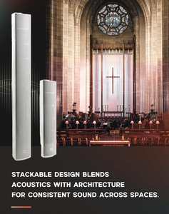 Altavoz de Columna EN54-24 Certificado, Logotipo Personalizado, Altavoz para Exteriores Resistente a la Intemperie, Carcasa de Aluminio a Prueba de Polvo - Product Image 5
