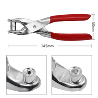 Pince à œillets métalliques de 6 pouces 4 mm avec œillets, pince à œillets métalliques dorés, pince à œillets, poinçon pour tissu, cuir