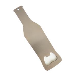 Ouvre-bouteille moderne en métal à tête plate personnalisé avec aimant durable pour la bière et l'utilisation en bar - Product Image 3