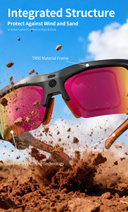 Lunettes de sport intelligentes S100 AI : Conversation multilingue, Enregistrement AI, Traduction audio-vidéo pour réunions d'affaires et voyages - Product Image 3