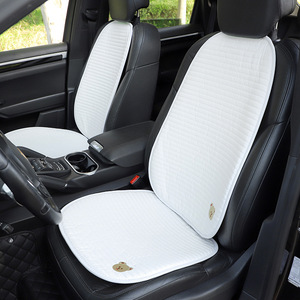 Cotton Embroidered Bear Car Seat Cushion Single Piece Soft Cooling Mat For Car Seats Four Seasons Use - Product Image 3