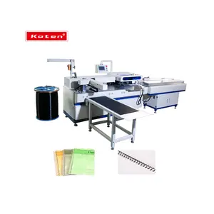 Automatic Punching Forming Single Spiral And Binding Machine Notebook Punching Forming Binder