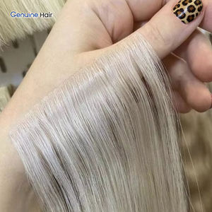 Лента для наращивания волос, настоящая Реми, европейская лента для наращивания кожи человека на прямых волосах, 16 дюймов, 18 дюймов, 20 дюймов, 22 дюйма, 2 г/шт, 40 г/упаковка - Product Image 1