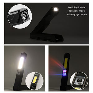 Lampe mécanique à <span class=keywords><strong>LED</strong></span> magnétique multifonctionnelle avec règle pour atelier de réparation de <span class=keywords><strong>voiture</strong></span> Lampe de travail COB rechargeable pliable - Product Image 4