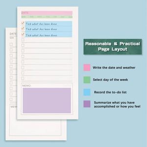 Company Logo Custom A3 Leather Cover Spiral Notebook To-<b>Do</b> List <b>Work</b> Log Daily Plan Address Book 80 Sheets - Product Image 3