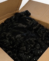 Cheveux humains indiens naturels, cheveux bouclés crépus, extensions de cheveux humains indiens vierges, cheveux indiens bruts