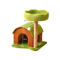 Arbre à chat durable à plusieurs niveaux, meuble pour animaux de compagnie au design moderne, vente chaude d'usine, maison pour chat facile à assembler pour chats d'intérieur