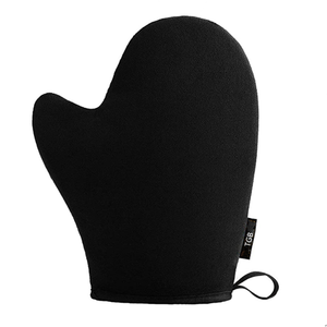 Bán buôn tùy chỉnh Tự tan thuộc da Mitt mang lại cơ thể bàn chải đen nâu Applicator có thể tháo rời Mitt có thể giặt - Product Image 2