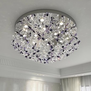 Nouveau style 2025 Lustre en cristal de luxe pour villas haut de gamme transfrontalières, chambre principale, salle de mariage, luminaire de plafond, éclairage principal - Product Image 2