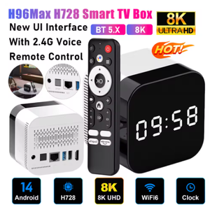 H96Max H728 Android 14 Smart TV Box 8K Wifi 6 Allwinner H728 ARM <span class=keywords><strong>Cortex</strong></span> <span class=keywords><strong>A57</strong></span> Ethernet 1000M 16/32/128GB 1080P - Product Image 3