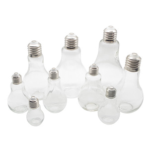 50Ml <span class=keywords><strong>100Ml</strong></span> 150Ml Nước Giải Khát Uống Hình Dạng Bóng Đèn Chai Thủy Tinh Chai Nước Trái Cây Với Vít Nắp - Product Image 1