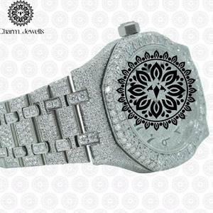 Montre-bracelet en diamant de fournisseur indien pour les fêtes, les événements, les mariages, élégante, tendance et disponible en collection cadeau au meilleur prix - Product Image 4