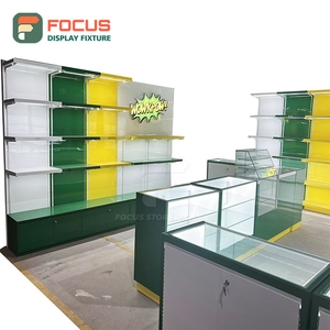 Freestanding Cigarette Display Stand Multi Tier Shelf Large Capacity Storage Tobacco Display Stand - Product Image 1