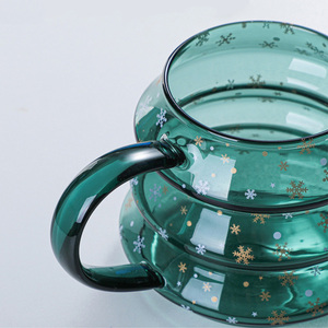 Prix d'usine, grande capacité, cadeau de Noël créatif, <span class=keywords><strong>verre</strong></span> borosilicate de haute qualité en forme de sapin de Noël pour le thé, le lait, le café - Product Image 3