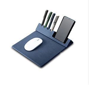 ขาตั้งแล็ปท็อปอเนกประสงค์แบบพกพา ทำจากหนัง PU คุณภาพสูง งานแฮนด์เมด หรูหรา ทันสมัย พร้อมปากกา ของขวัญส่งเสริมการขายสำหรับธุรกิจ - Product Image 6