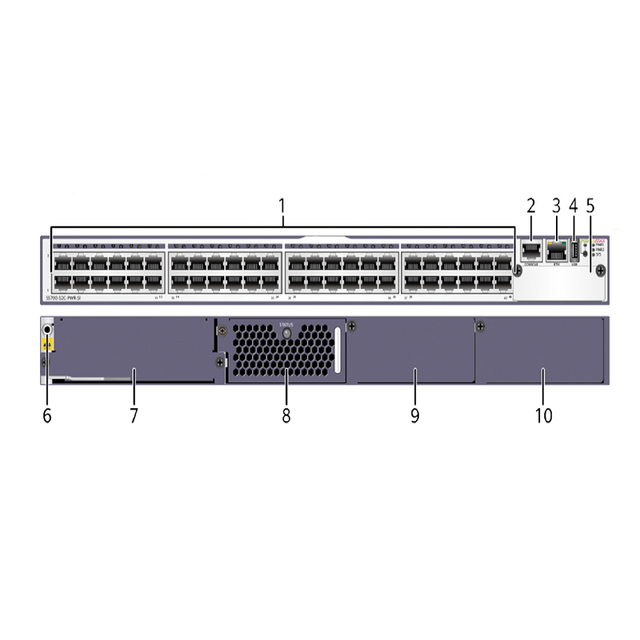 S5700-52C-PWR-SI 02354135 48* PoE+ 10/100/1000BASE-T Ports Ethernet Switch for h w
