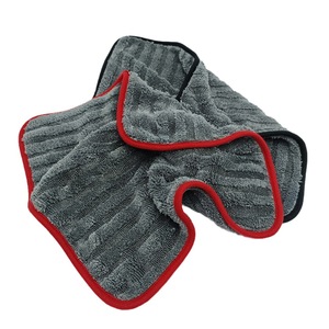 Car Wash <b>Towel</b> Coral Fleece Braided Fabric <b>Extra</b> Thick <b>Large</b> Absorbent Hand Cleaning Cloth - Product Image 4
