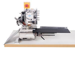 Machine à coudre semi-automatique pour ourlets de t-shirts GRAND, ourleur automatique de manches, machine à point de recouvrement à lit plat, moteur haute vitesse - Product Image 3