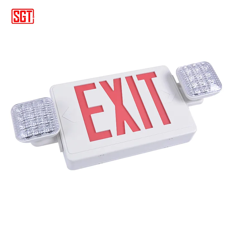BEST sell sku led emergency combo exit light wall mounted light led exit sign light