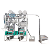 Moulin à farine à rouleaux auto-alimenté de petite taille 10TPD pour le blé et le riz