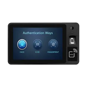 Industrial 10.1" inch IPS Touchscreen Android PC station with camera / RFID NFC card reader / microphone / fingerprint reader