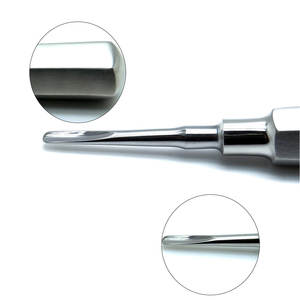 Elevadores Dentales de Acero Inoxidable Premium, Punta Recta para Luxación de Raíces de 4mm, Instrumentos Dentales para Extracción de Dientes - Product Image 5