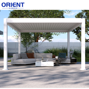 Venta caliente Perfil de pérgola de aluminio pérgola al aire libre de aluminio estándar al aire libre pérgola de aluminio retráctil eléctrica - Product Image 4