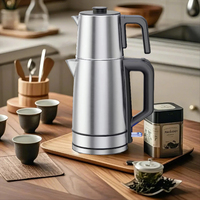 Accessoires de cuisine pour la maison Bouilloire électrique en acier inoxydable Pichet à eau Samovar pour le chauffage et le thé pour l'hôtel.
