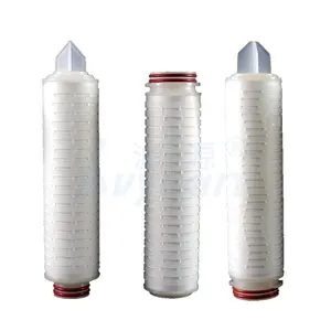 1 3 5 10 to 100um PP pleated filter cartridges designed for particle removal in food and beverage