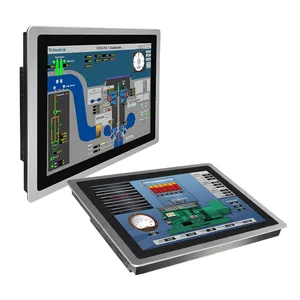Capacitive Touch Screen Desktops All In One Pc J1900 I3 I5 I7 Industrial Computer IPC Wall Mount IPC Embedded LCD Android Panel