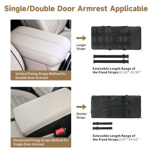 Autositz für Kleine Hunde, Wasserdichter Hunde-Booster-Sitz für Reisen im Auto mit Stauraum - Product Image 6