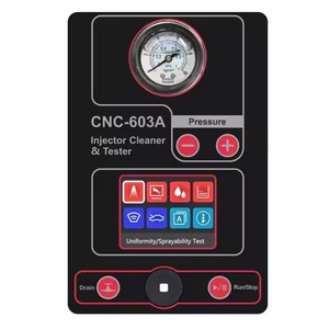 LAUNCH <span class=keywords><strong>Nettoyeur</strong></span> et testeur d'injecteurs de carburant à ondes ultrasoniques CNC 603A Machine de nettoyage de systèmes d'injection de carburant automobile 6 cylindres - Product Image 6