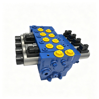 Vanne hydraulique à solénoïde TEV06 pour un contrôle maximal du débit, série TEV06, vanne sectionnelle de partage de débit, pièces hydrauliques