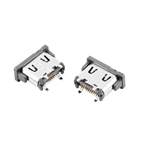 Haute qualité Type C 24 broches connecteur femelle 5.5/6.0/6.5/6.8/7.4mm hauteur verticale SMT montage USB 3.0/3.1 5A courant nominal