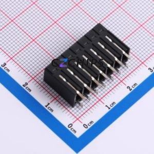 2086-1107 Spring Terminal Block Through hole Component (THT),P=3.5mm Connector 1x7P 3.5mm Black Through Hole - Product Image 2