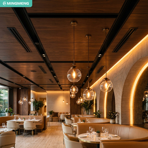 Sièges de restaurant en cuir PU courbé, table à manger ronde en marbre, chaises en tissu beige pour bistro moderne - Product Image 1