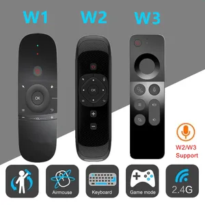 W1 W2 W3 Fly Air Mouse Sprach fernbedienung Mini-Tastatur 2.4G Wireless Gyroscope Sensing für Smart Android Tv Box MINI PC
