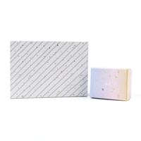 Boîte cadeau de luxe personnalisée en gros avec motif doré et boîte intérieure rose-violet dégradé, emballage texturé haut de gamme