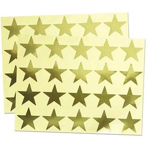 Custom Five Star Scratch Off Stickers Glossy Silver <b>Paper</b> Self Adhesive Wall Sticker Promotional Activities - Product Image 3