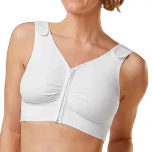 BRABIC Women Post-Surgical Sports Support Bra Front Closure with