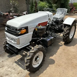 Pertanian 4 roda 25hp 40hp 45hp 50hp 30 60 hp 4wd traktor hidrolik untuk pertanian