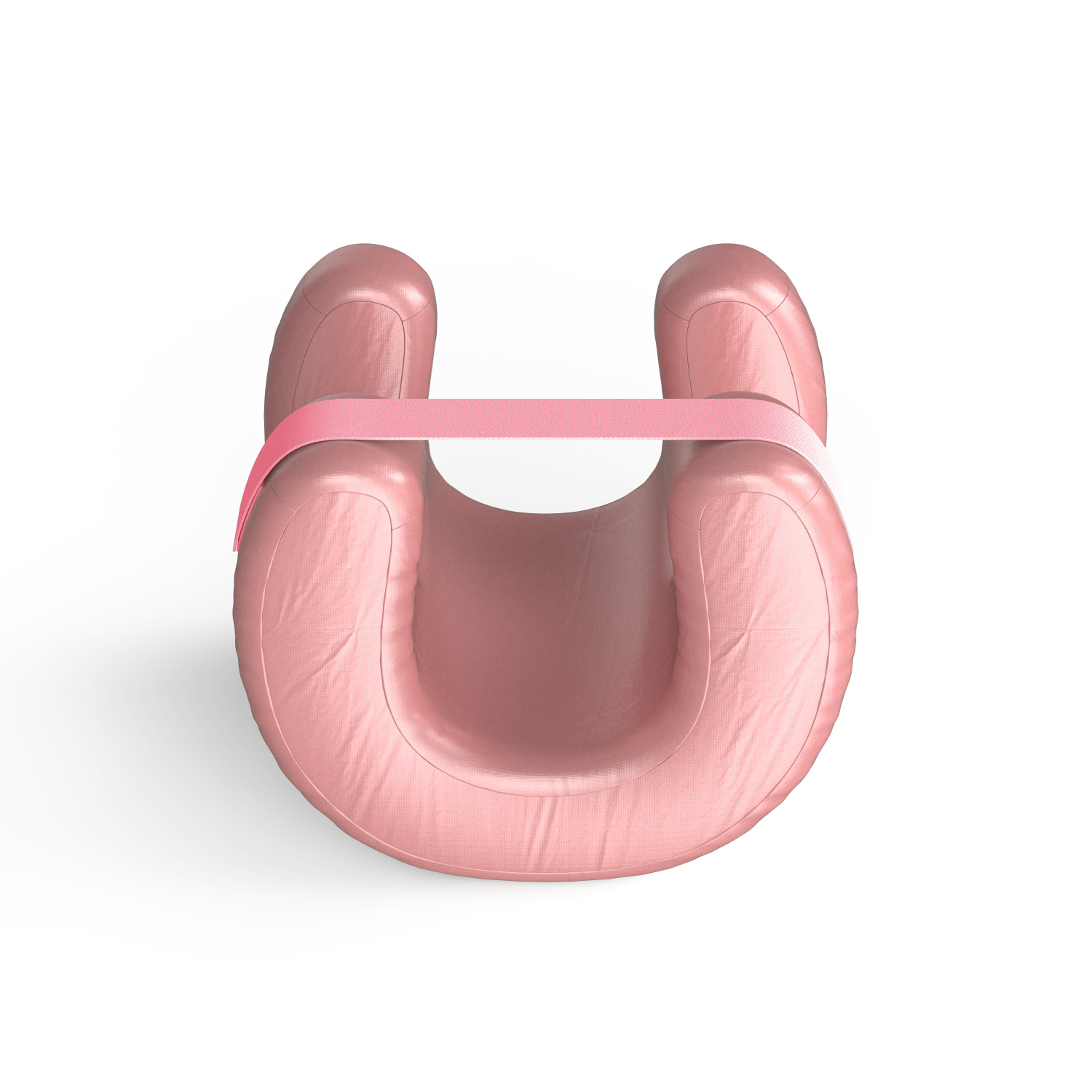 Version améliorée en soie glacée rose